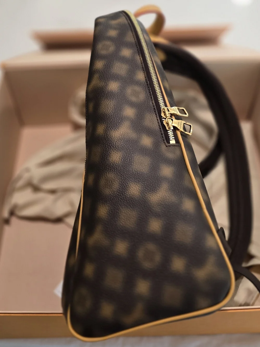 Louis Vuitton Brown & Tan Monogram Backpack